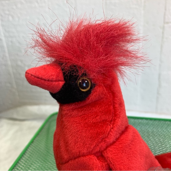 Ty Beanie Babies Mac The Cardinal Plush Toy - Picture 1 of 12